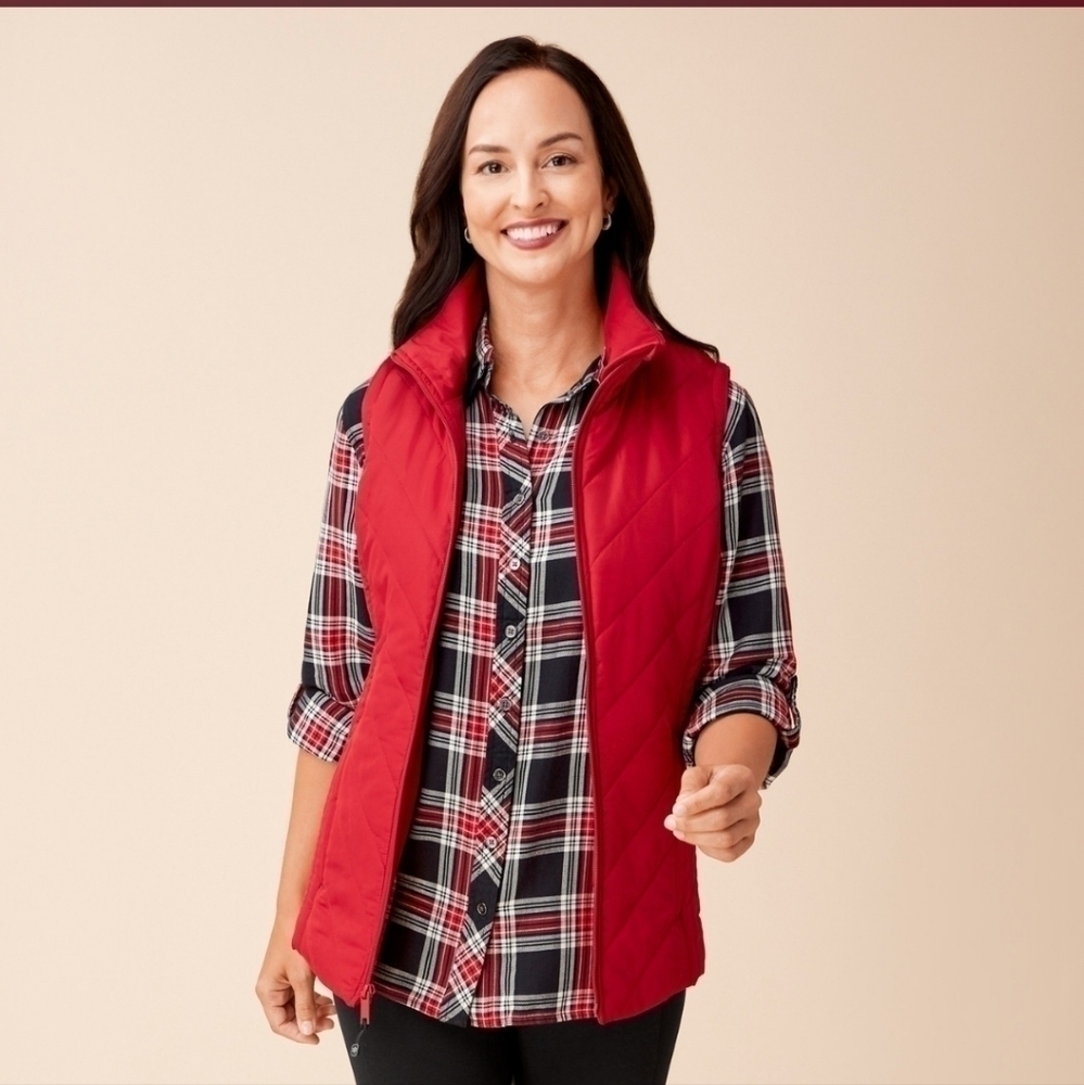 𝅺Northern Reflections Quilted Vest‎